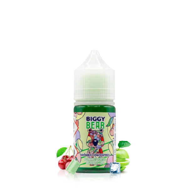Concentré Biggy Bear 30ml - Pomme Cerise Bubble Gum  Arôme concentré  xvape.ma Maroc.