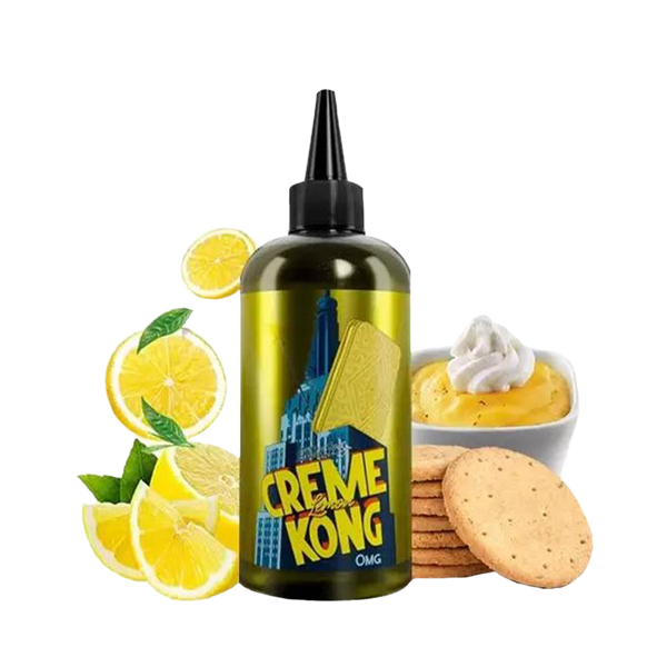Creme Kong Lemon Joe's Juice 200ml  E-liquide premium  xvape.ma Maroc.