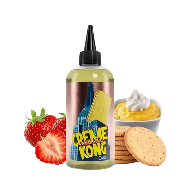 Creme Kong Strawberry Joe's Juice 200ml  E-liquide premium  xvape.ma Maroc.