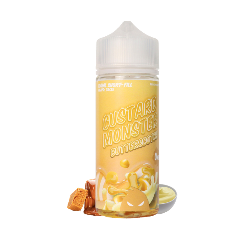 Custard Monster Butterscotch Custard 120ml  E-liquide premium  xvape.ma Maroc.