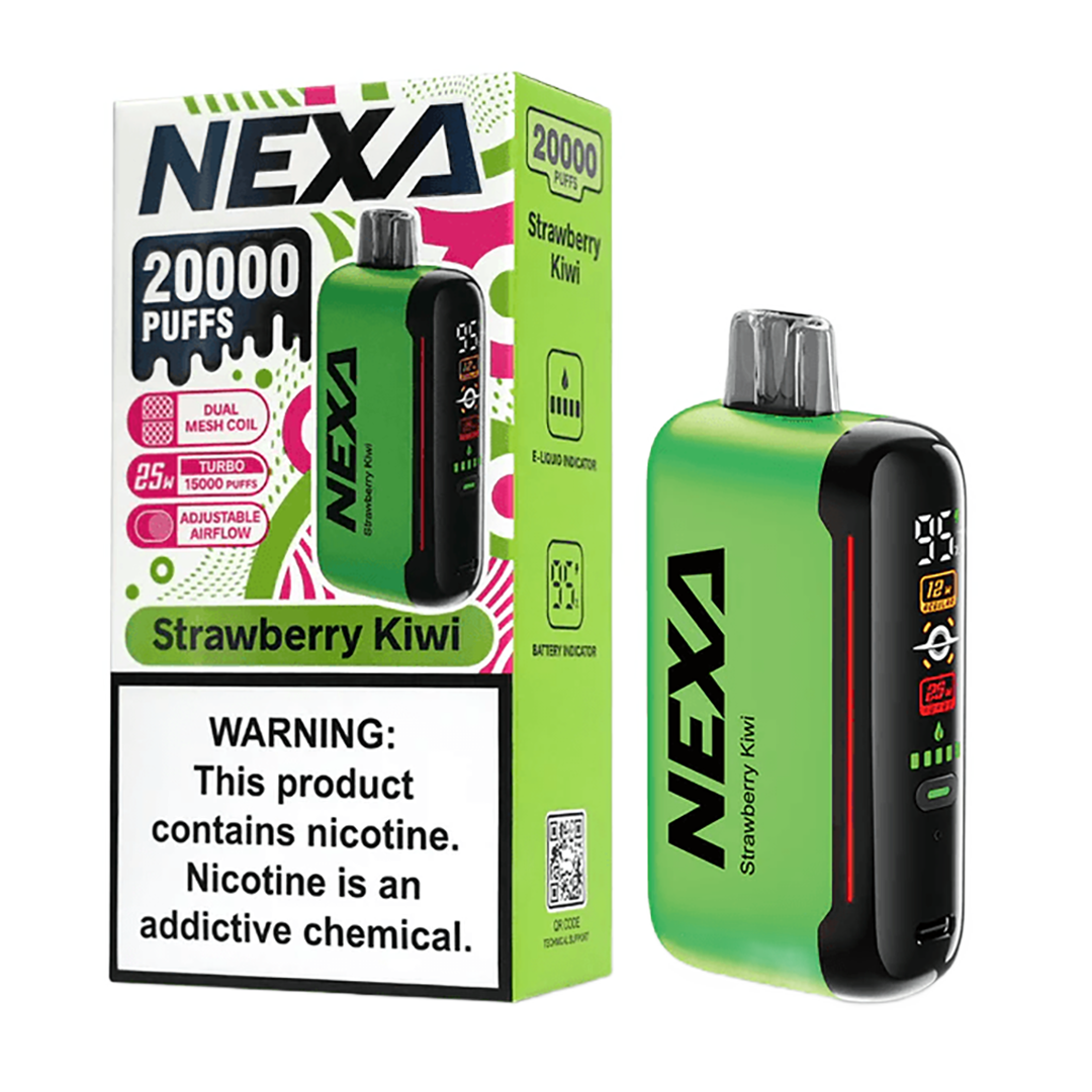 DragBar Nexa - Strawberry Kiwi - 20k Taffs 5%  Jetable  xvape.ma Maroc.