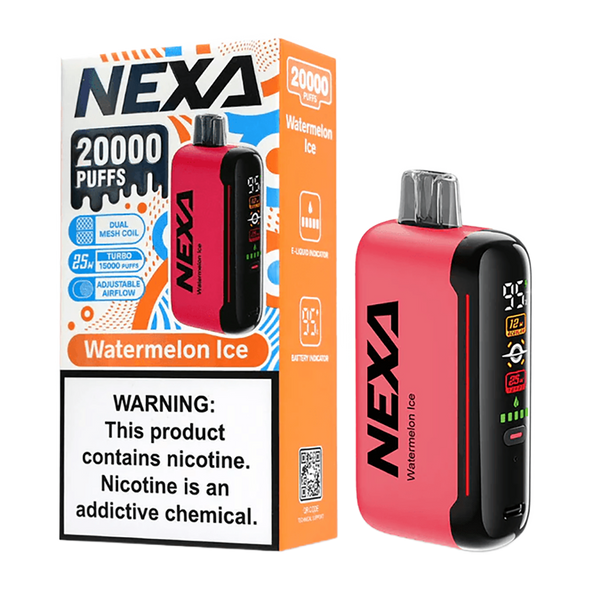 DragBar Nexa - Watermelon Ice - 20k Taffs 5%  Jetable  xvape.ma Maroc.