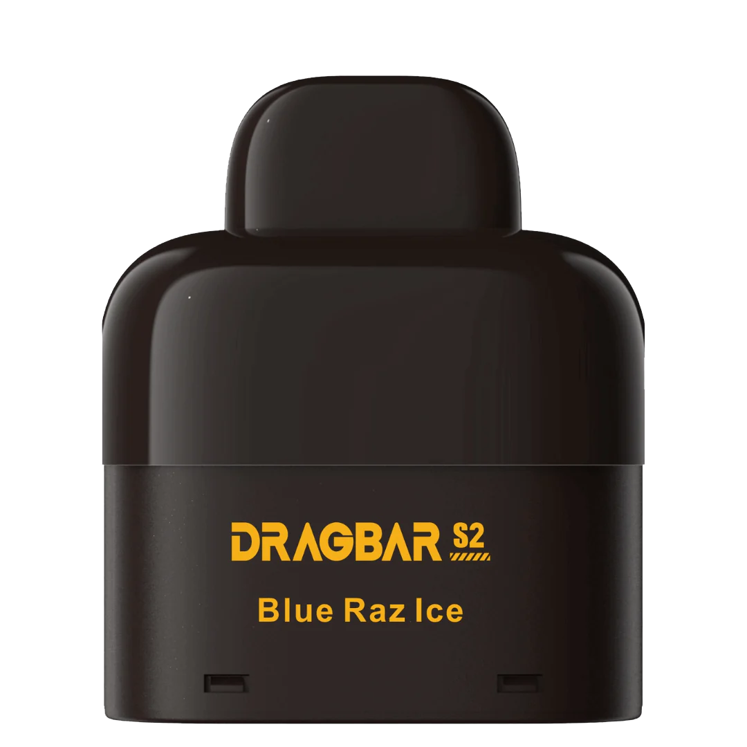 DRAGBAR S2 Pod - Blue Raz Ice  Cartouches Pré-Remplies  xvape.ma Maroc.