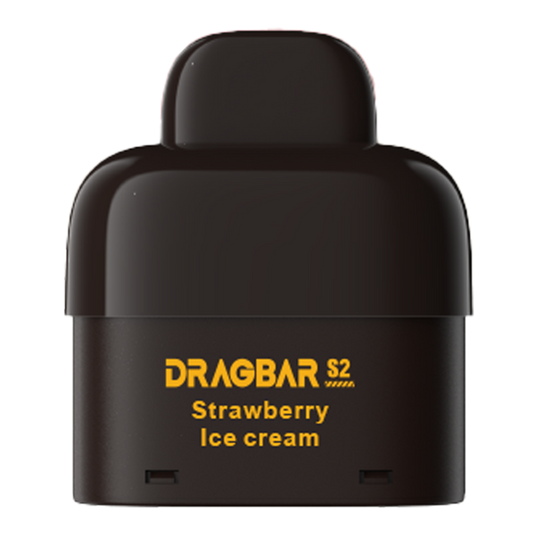 DRAGBAR S2 Pod - Strawberry Ice Cream  Cartouches Pré-Remplies  xvape.ma Maroc.