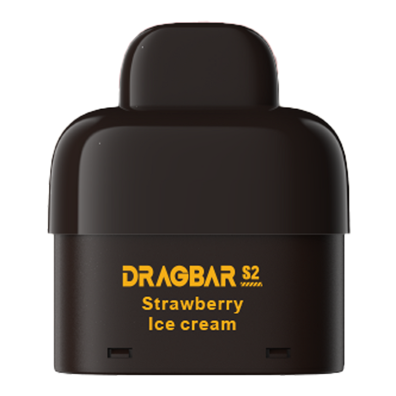 DRAGBAR S2 Pod - Strawberry Ice Cream  Cartouches Pré-Remplies  xvape.ma Maroc.