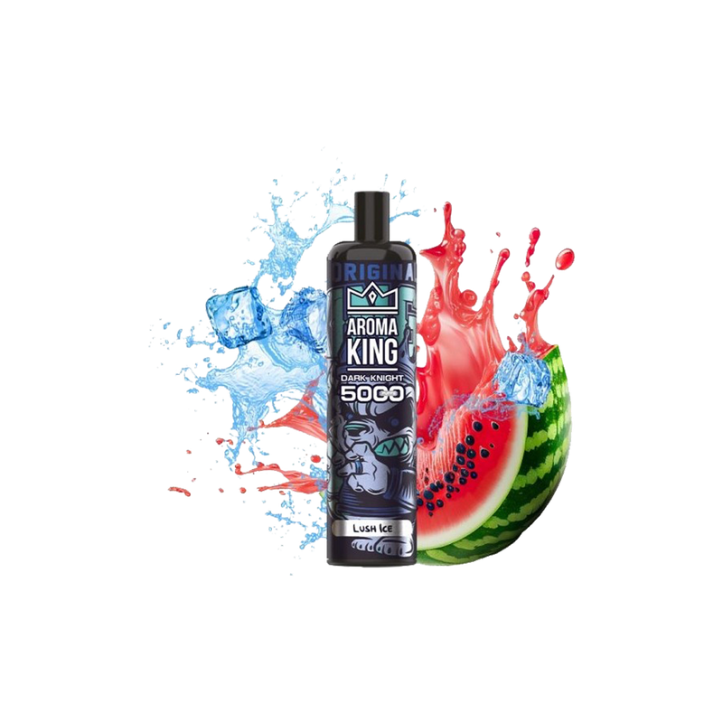 Dark Knight 5000 Puffs Lush Ice 0mg - Aroma King  Jetable  xvape.ma Maroc.