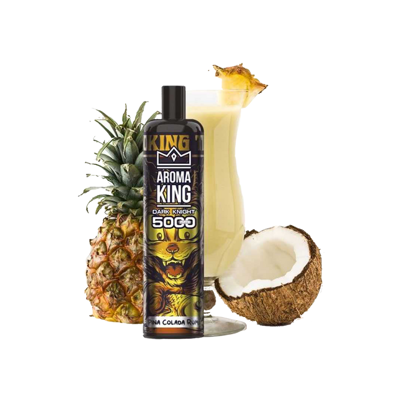 Dark Knight 5000 Puffs Pina Colada Rum 0mg - Aroma King  Jetable  xvape.ma Maroc.