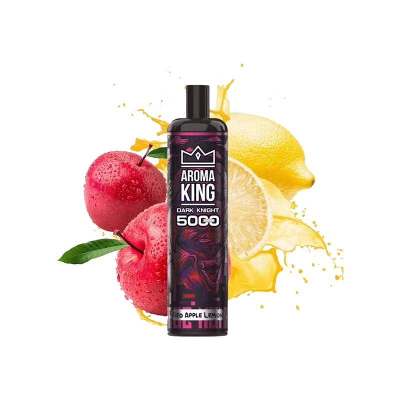 Dark Knight 5000 Puffs Red Apple Lemon 0mg - Aroma King  Jetable  xvape.ma Maroc.