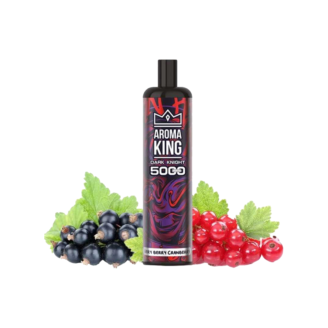 Dark Knight 5000 Puffs Very Berry Cranberry 0mg - Aroma King  Jetable  xvape.ma Maroc.