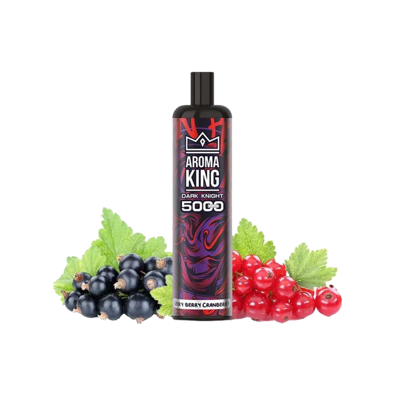 Dark Knight 5000 Puffs Very Berry Cranberry 0mg - Aroma King