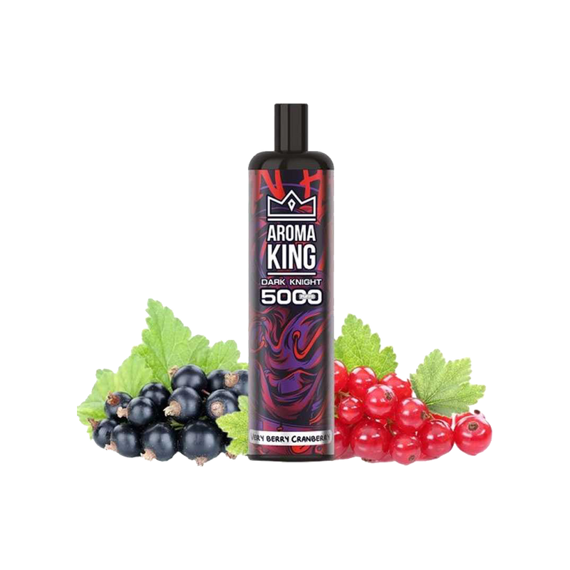 Dark Knight 5000 Puffs Very Berry Cranberry 0mg - Aroma King  Jetable  xvape.ma Maroc.