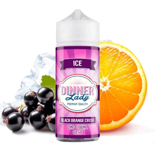 Dinner Lady - Black Orange Crush - 120ml  E-liquide premium  xvape.ma Maroc.