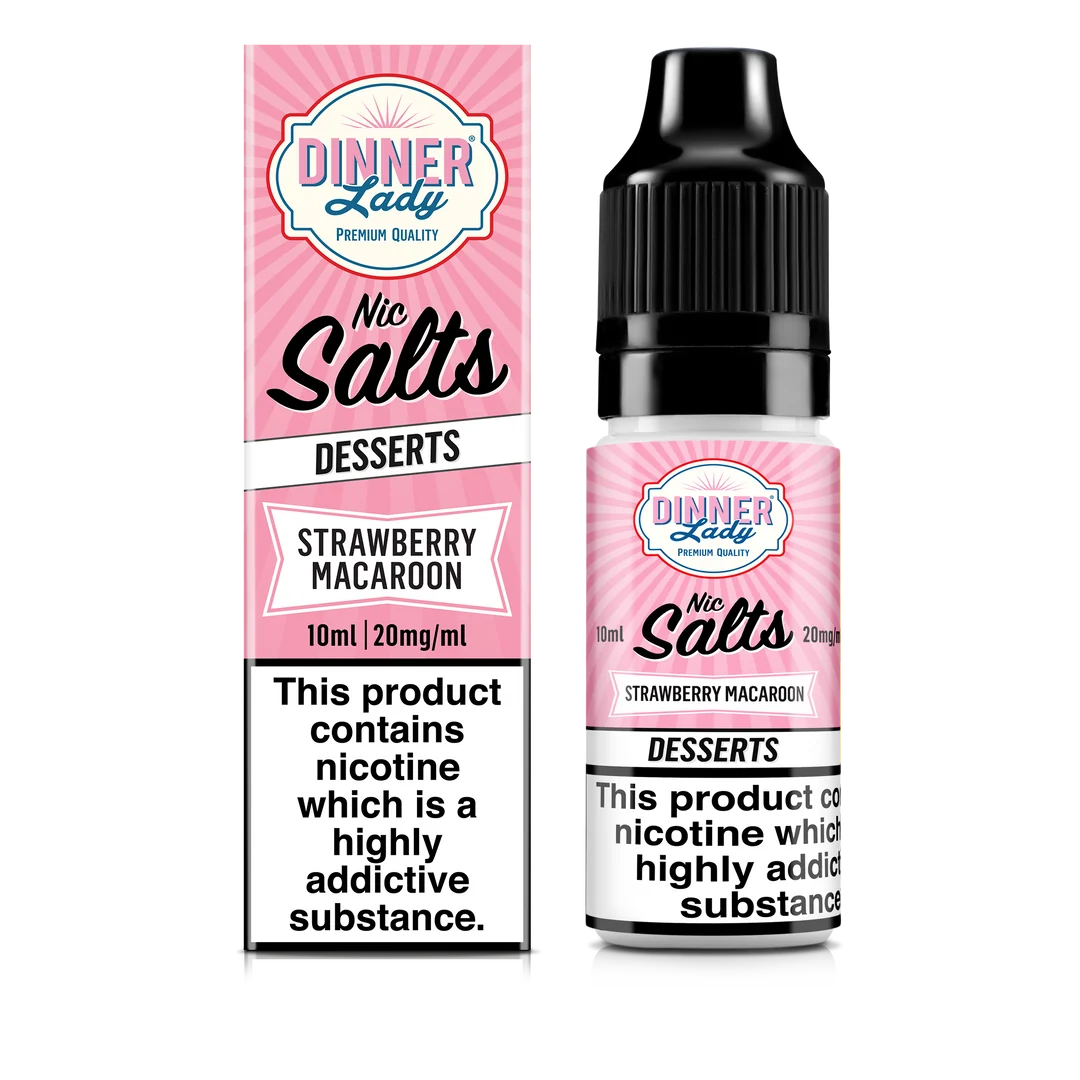 Dinner Lady - Fruit Full Bar - Strawberry Macaron - 10ml 20mg