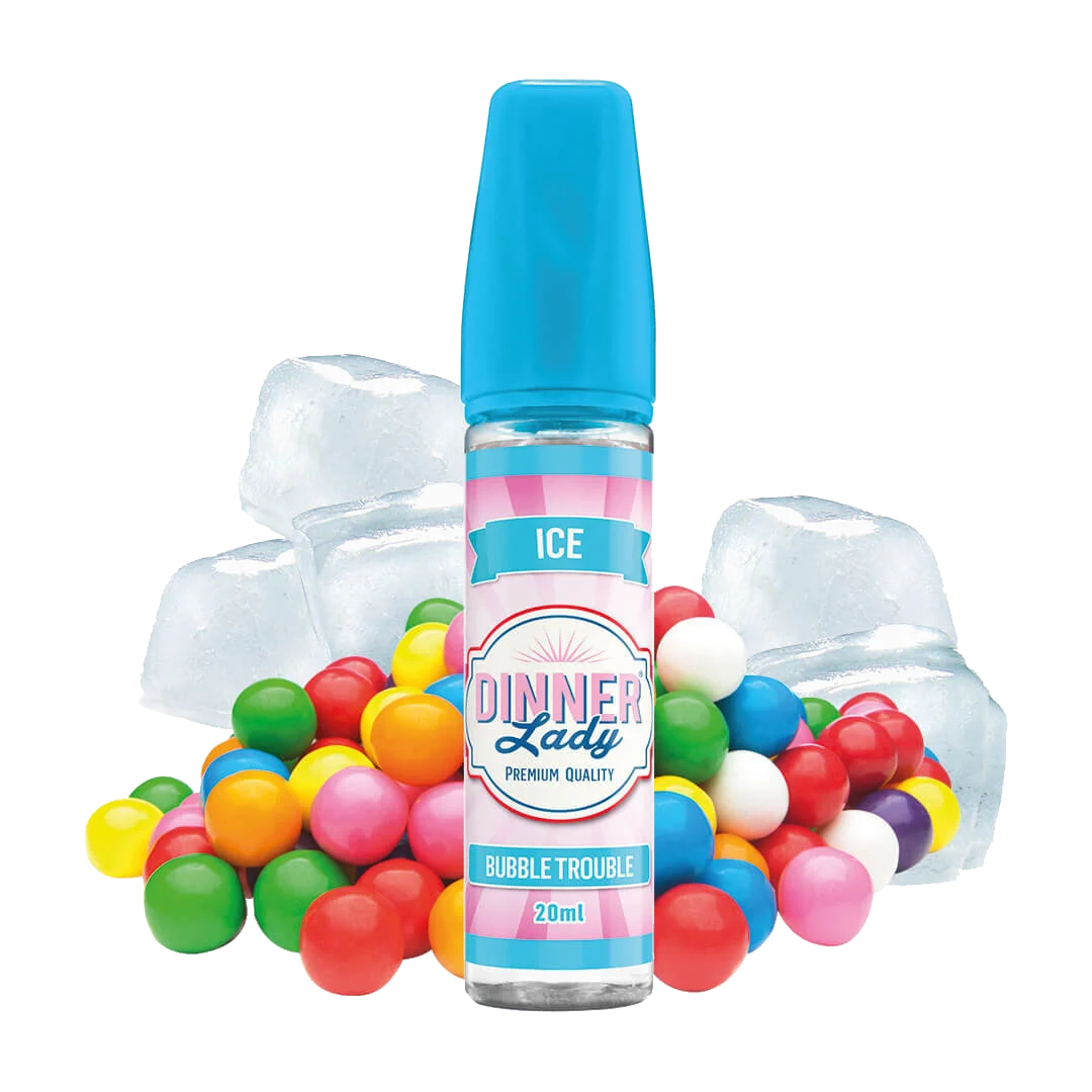 Dinner Lady Bubble Trouble Ice 60ml  E-liquide premium  xvape.ma Maroc.