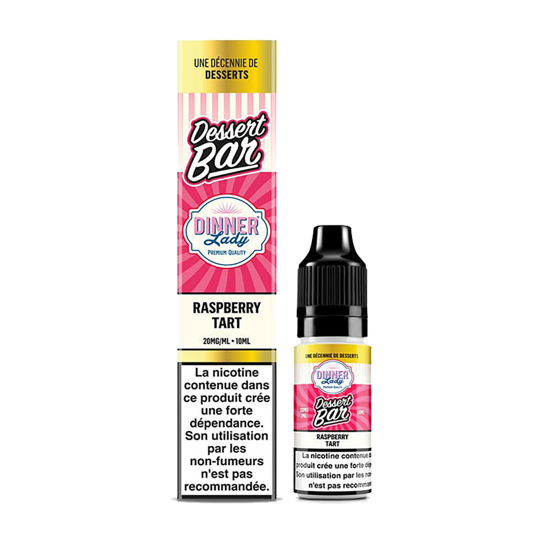 Dinner Lady Dessert Bar - Raspberry Tart - 10ml 20mg