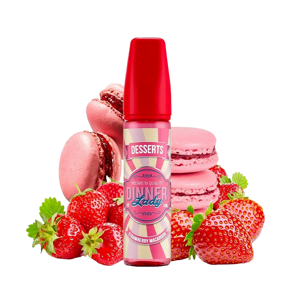 Dinner lady Strawberry Macaron 60ml