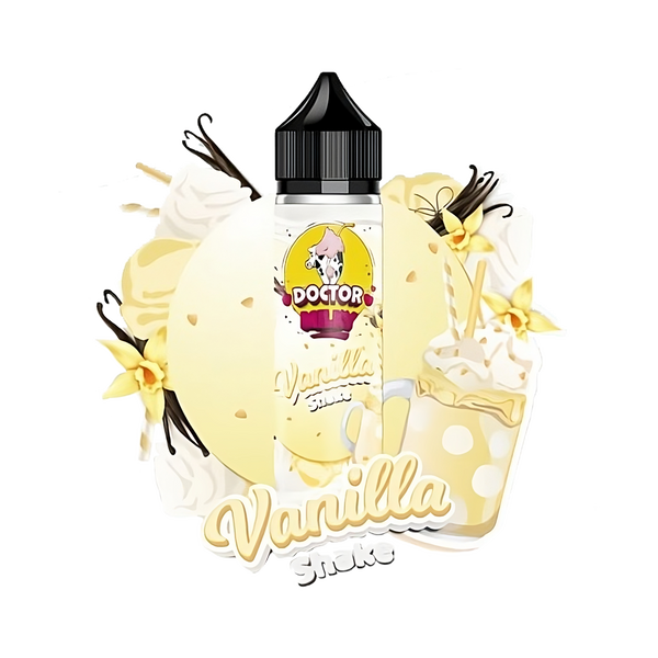 Doctor Milky Vanilla shake 60ml  E-liquide premium  xvape.ma Maroc.