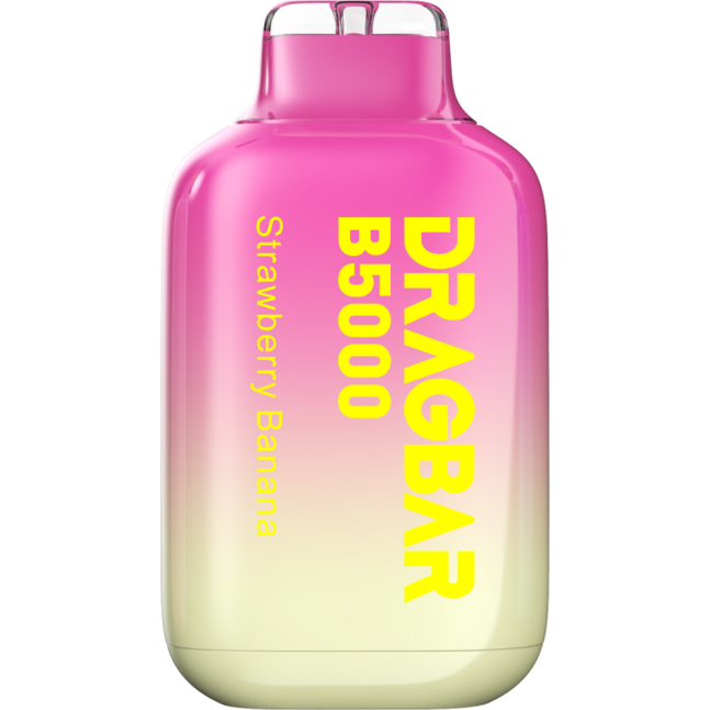 DragBar B5000 - Strawberry Banana - 5%  Jetable  xvape.ma Maroc.