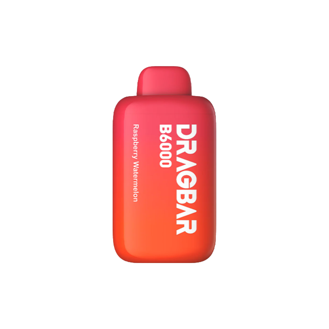 Drag Bar B6000 Puff - Raspberry Watermelon - 5%  Jetable  xvape.ma Maroc.