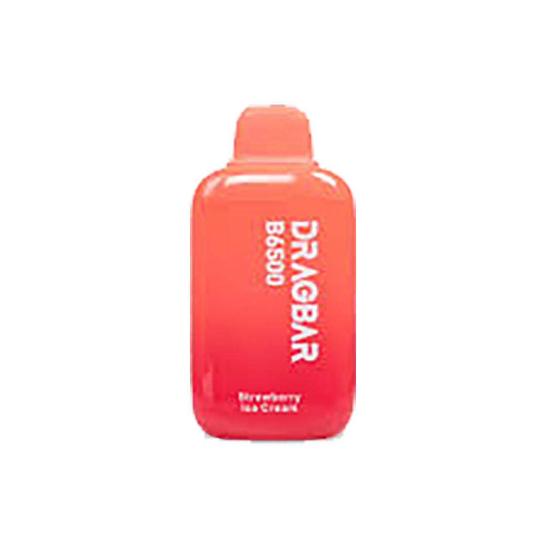Drag Bar B6500 Puff - Strawberry ice cream Strong Version - 5%