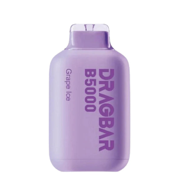 DragBar B5000 - Grape Ice - 5%  Jetable  xvape.ma Maroc.