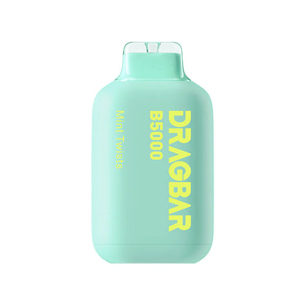 DragBar B5000 - Mint Twists - 5%  Jetable  xvape.ma Maroc.