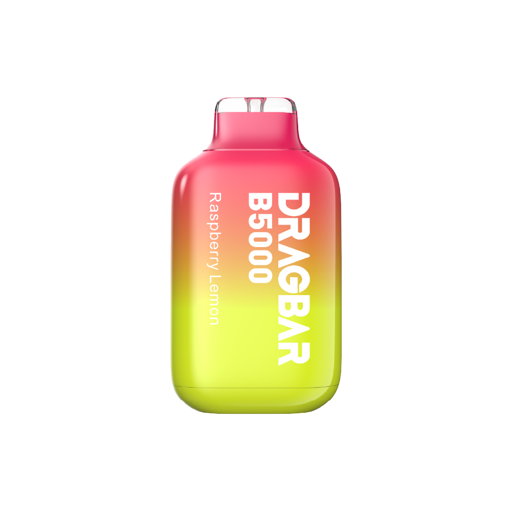 DragBar B5000 - Raspberry Lemon - 5%  Jetable  xvape.ma Maroc.