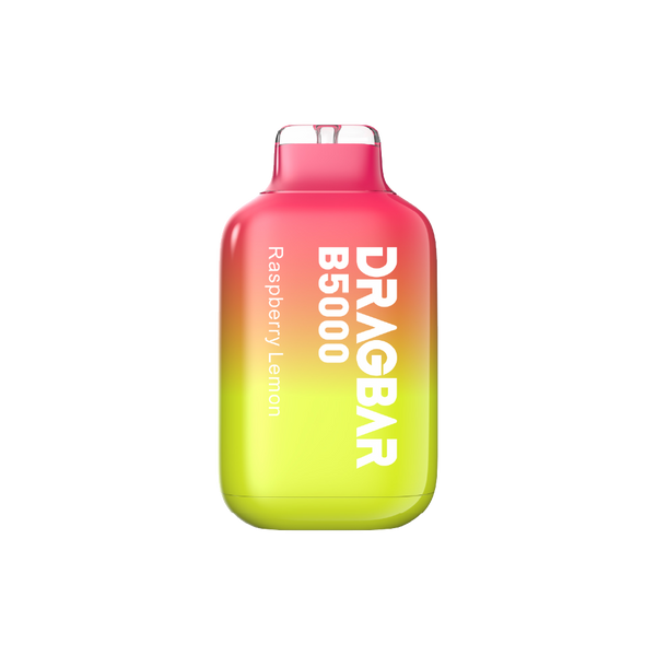 DragBar B5000 - Raspberry Lemon - 5%  Jetable  xvape.ma Maroc.