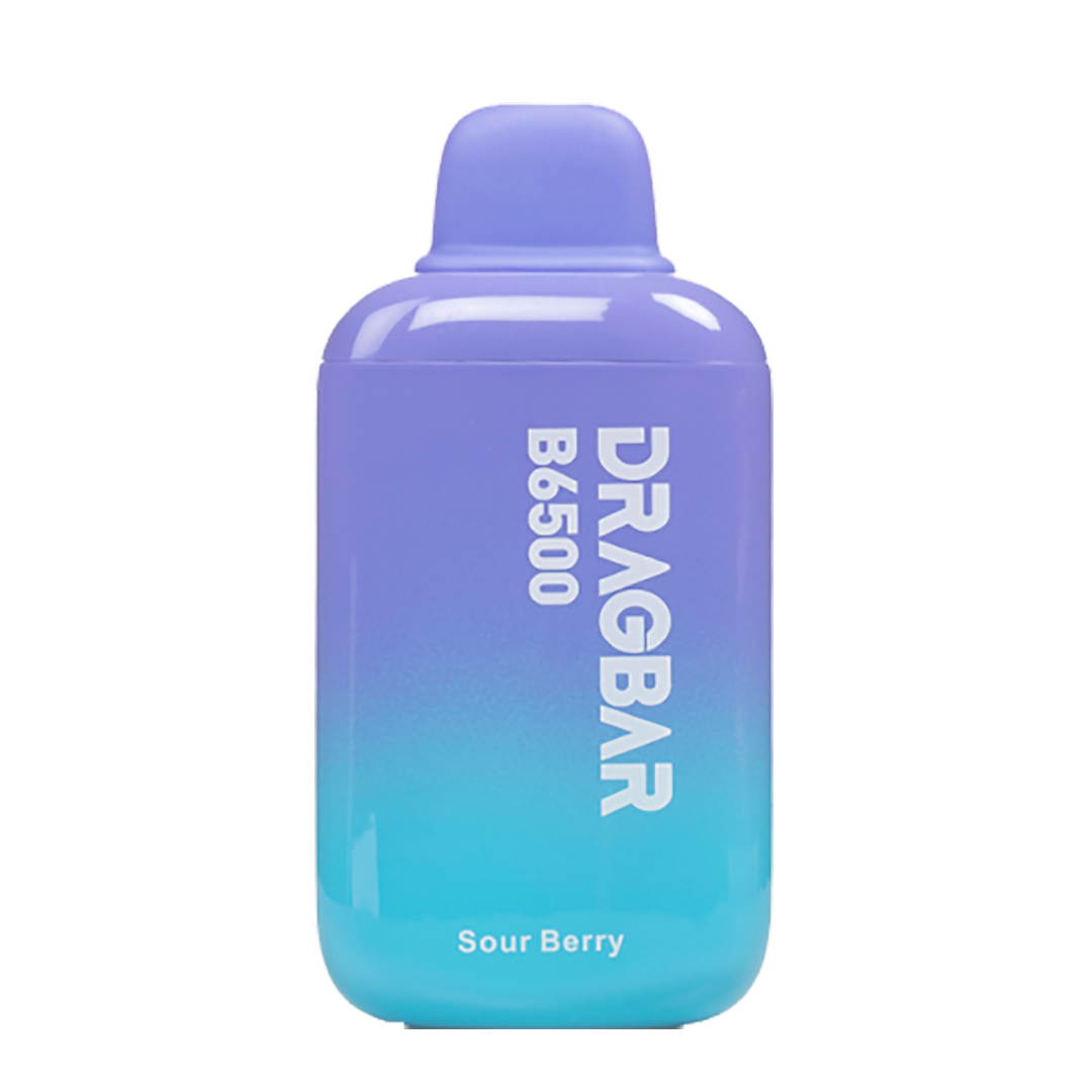 Drag Bar B6500 Puff - Sour berry - 5%  Jetable  xvape.ma Maroc.