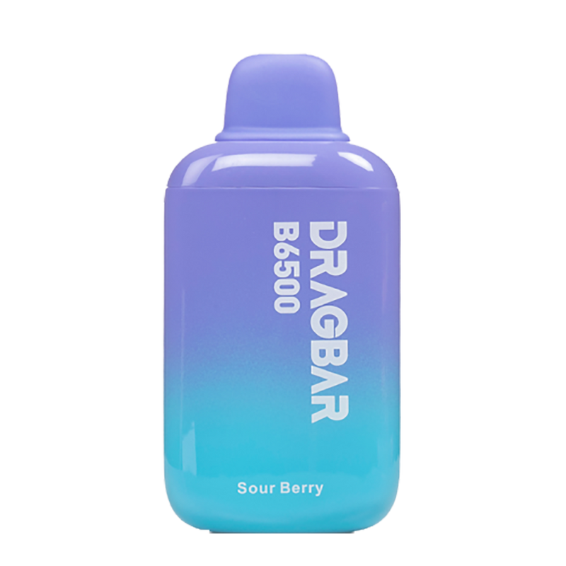 Drag Bar B6500 Puff - Sour berry - 5%  Jetable  xvape.ma Maroc.