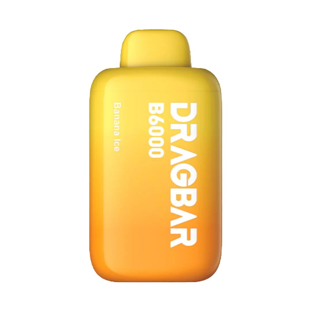 Drag Bar B6000 Puff - Banana Ice - 5%  Jetable  xvape.ma Maroc.
