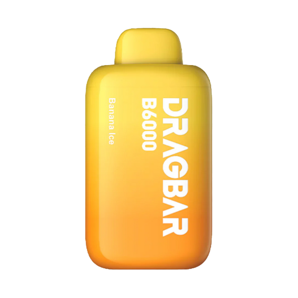 Drag Bar B6000 Puff - Banana Ice - 5%  Jetable  xvape.ma Maroc.