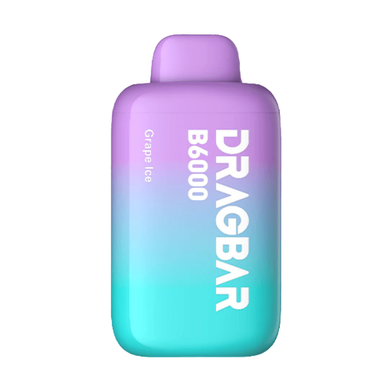 Drag Bar B6000 Puff - Grape Ice - 5%  Jetable  xvape.ma Maroc.