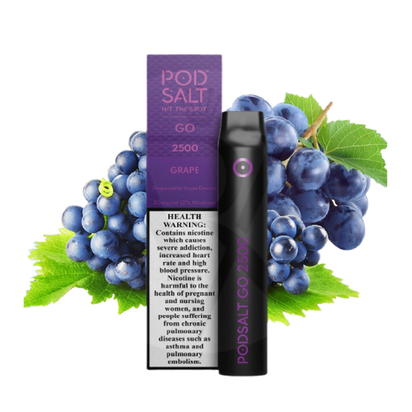 POD Salt 2500 puffs Grape 2%