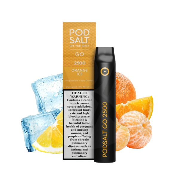POD Salt 2500 puffs Orange Ice 5%