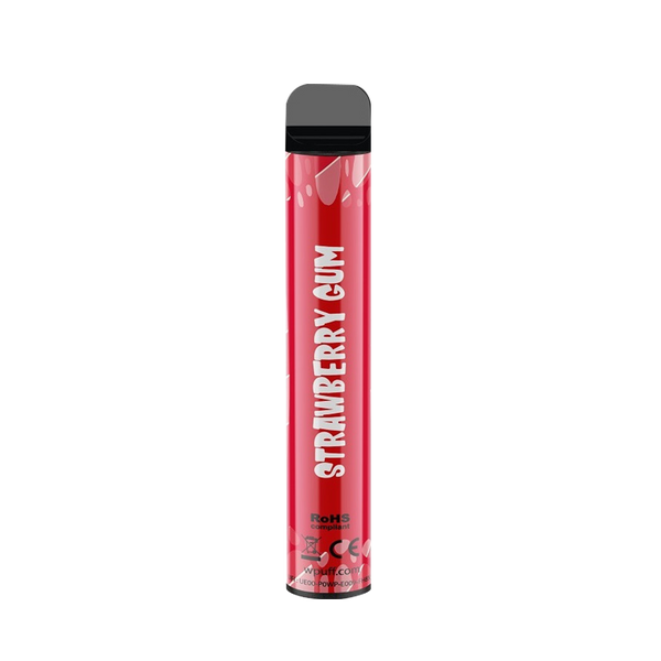 Wpuff Magnum Liquideo - STRAWBERRY GUM - Jetable 2000 taffs 2%  Jetable  xvape.ma Maroc.
