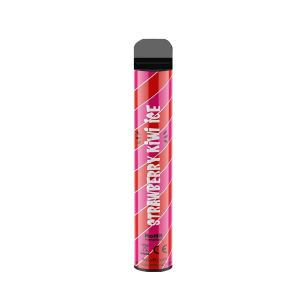 Wpuff Magnum Liquideo - STRAWBERRY KIWI ICE - Jetable 2000 Taffs  2%  Jetable  xvape.ma Maroc.
