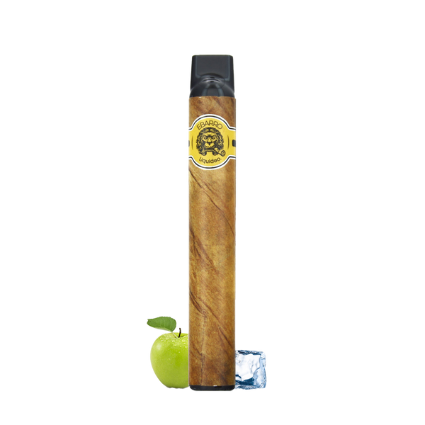 Liquideo Ebarro 2000 Taffs - Pomme Glacé (2%)  Jetable  xvape.ma Maroc.
