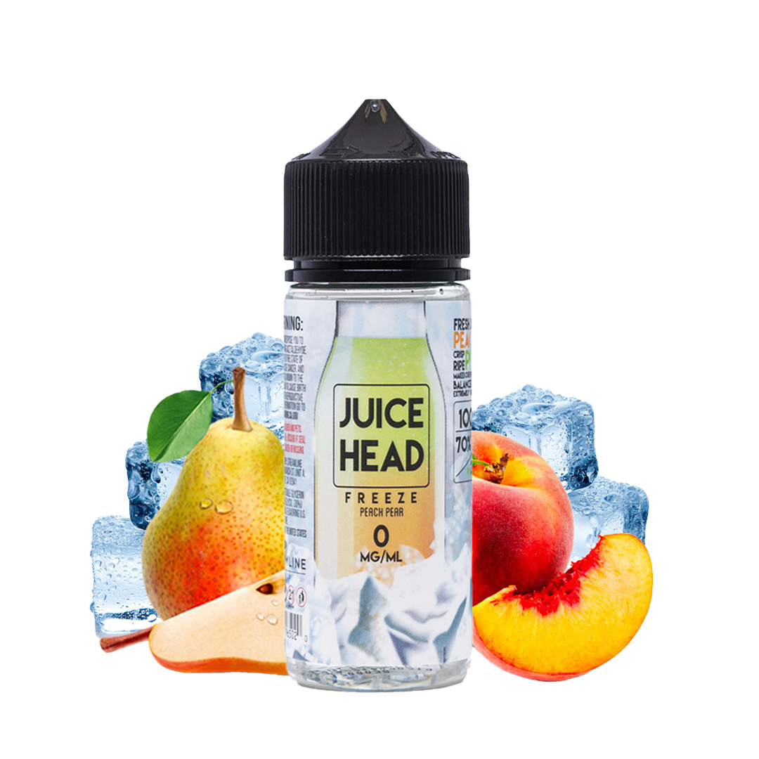 Juice Head Peach Pear 100ml  E-liquide premium  xvape.ma Maroc.