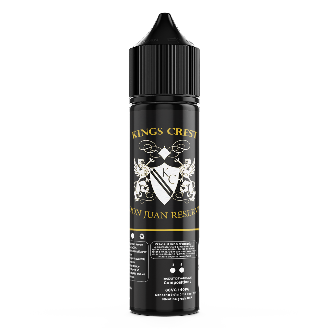 E-liquide DIY Kings Crest Don Juan Reserve  E-liquide DIY  xvape.ma Maroc.