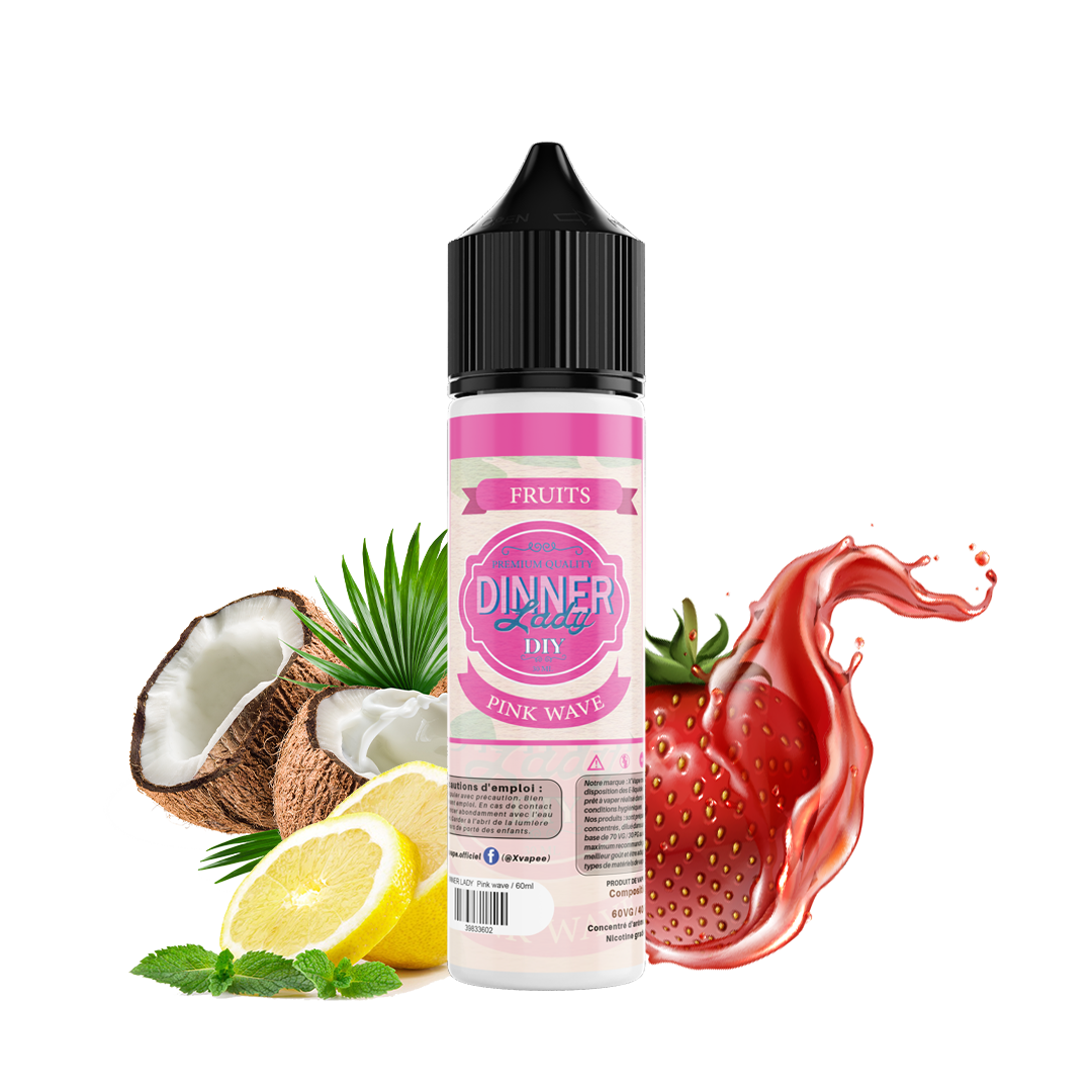 E-liquide DIY Dinner Lady Pink Wave  E-liquide DIY  xvape.ma Maroc.