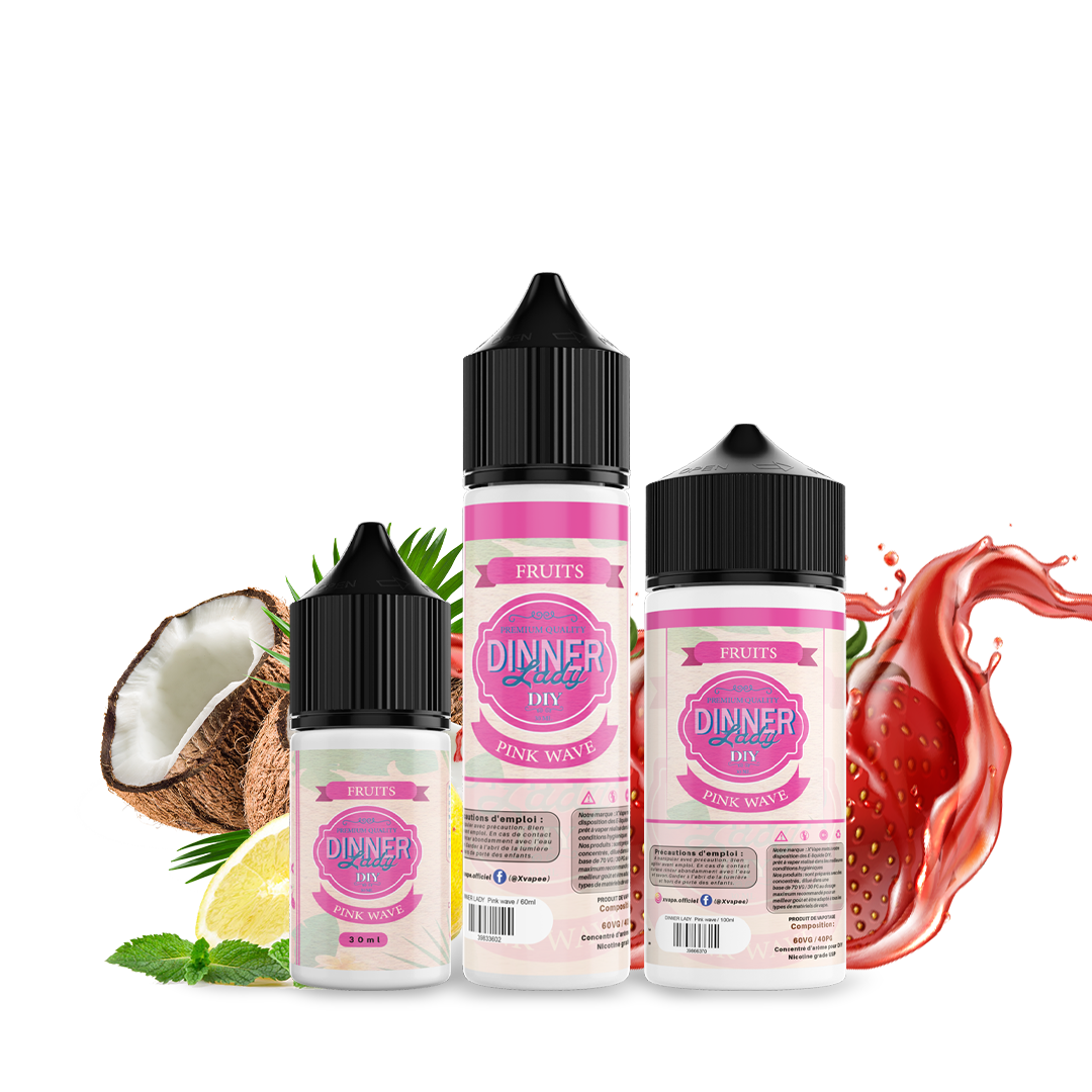 E-liquide DIY Dinner Lady Pink Wave  E-liquide DIY  xvape.ma Maroc.