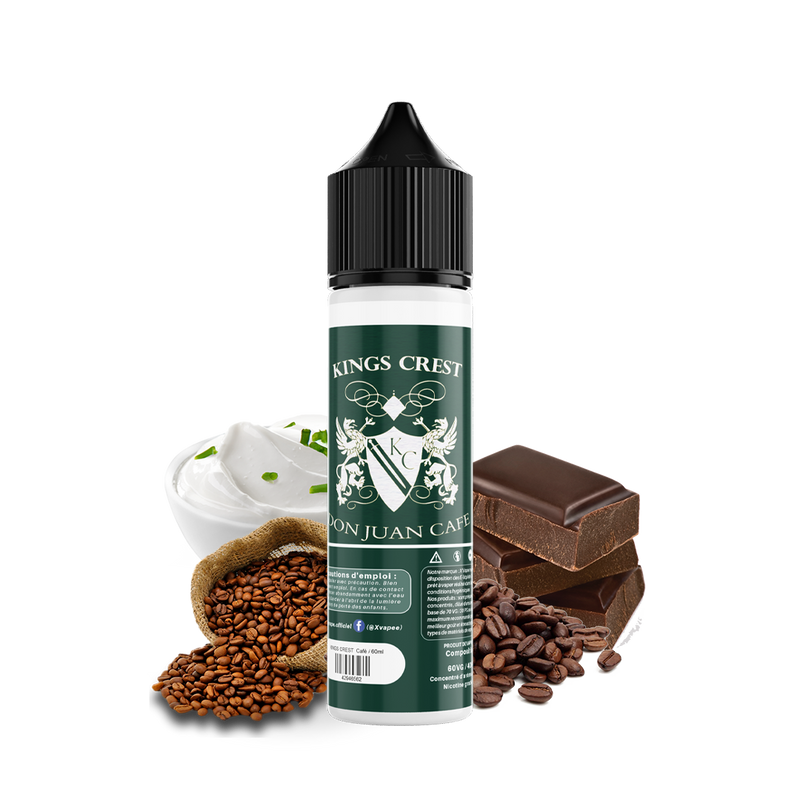 E-liquide DIY Kings Crest Don Juan Café  E-liquide DIY  xvape.ma Maroc.