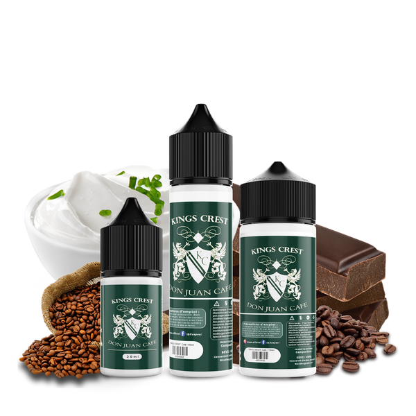 E-liquide DIY Kings Crest Don Juan Café  E-liquide DIY  xvape.ma Maroc.