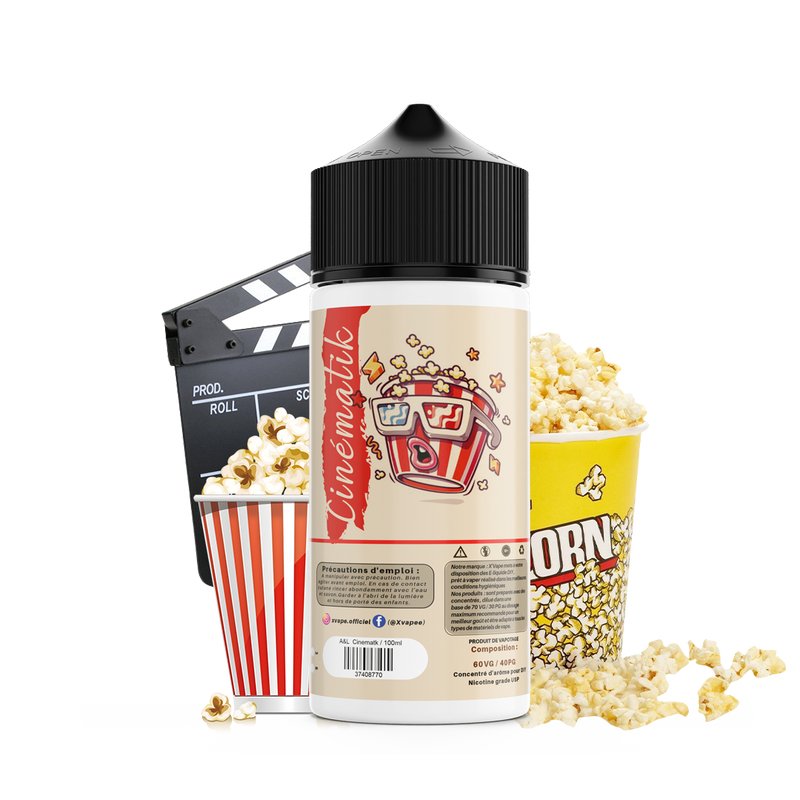 E-liquide DIY Cinematik A&L Les Créations  E-liquide DIY  xvape.ma Maroc.