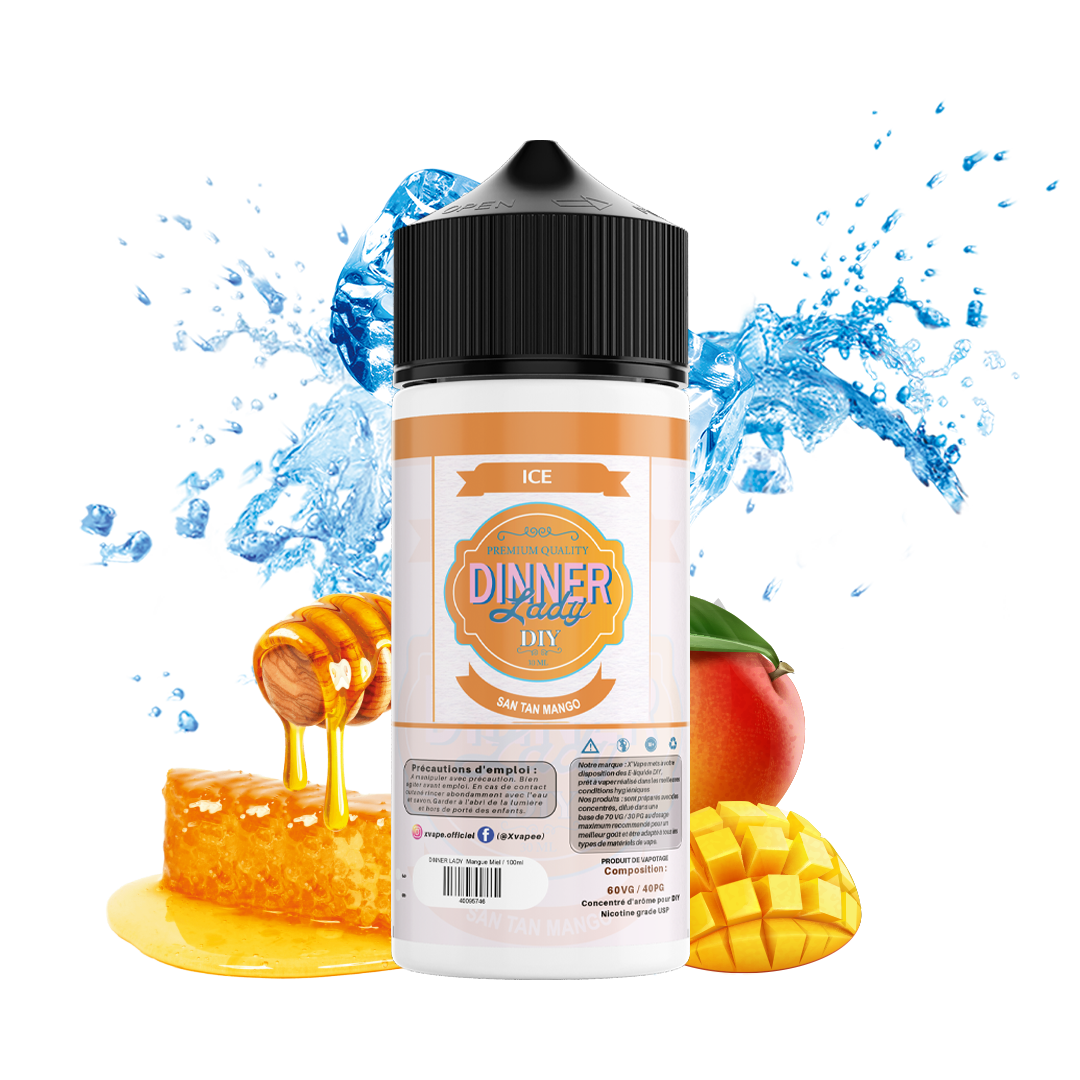 E-liquide DIY Dinner Lady San Tan Mango  E-liquide DIY  xvape.ma Maroc.