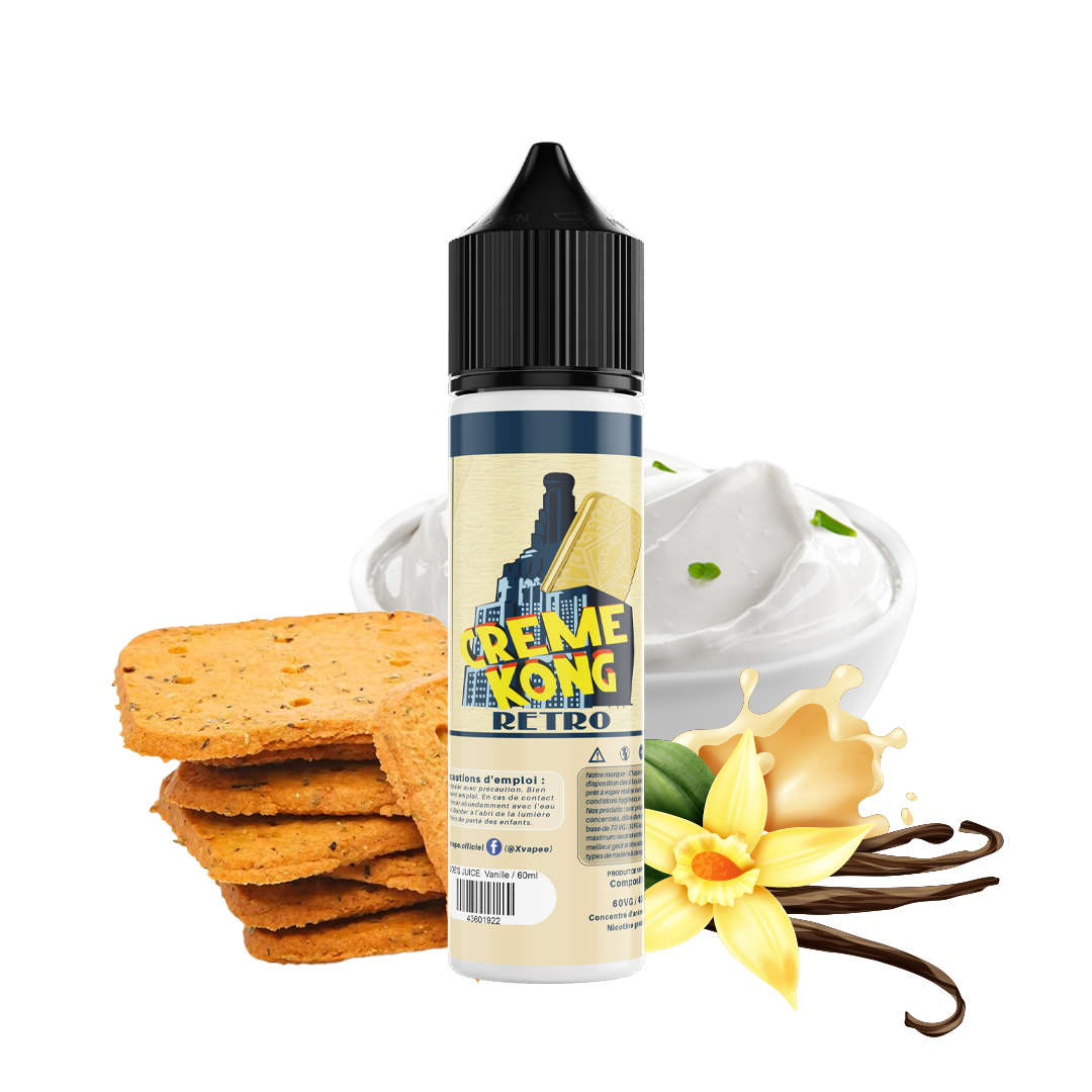 E-liquide DIY Creme Kong Vanille  E-liquide DIY  xvape.ma Maroc.