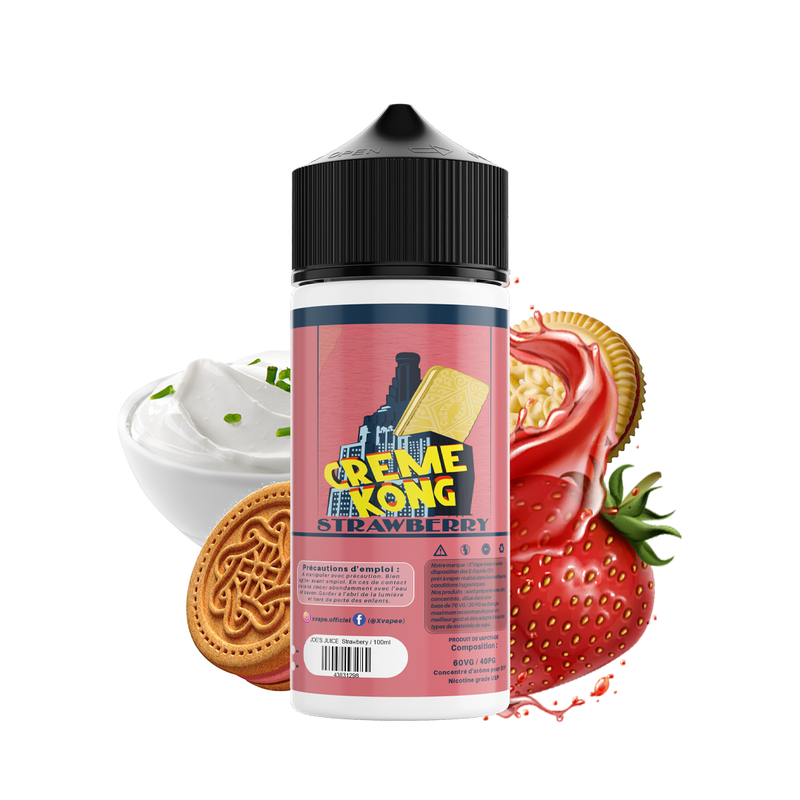 E-liquide DIY Creme Kong strawberry