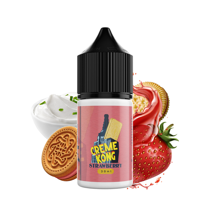 E-liquide DIY Creme Kong strawberry  E-liquide DIY  xvape.ma Maroc.