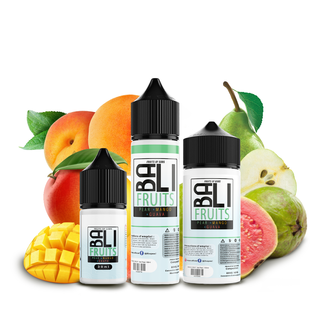 E-liquide DIY Bali Pear Mango Guava  E-liquide DIY  xvape.ma Maroc.